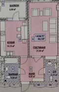 1-комнатная квартира, Сухэ -Батора-Аалы Токомбаева (мкр. Асанбай, Октябрьский район, г. Бишкек)